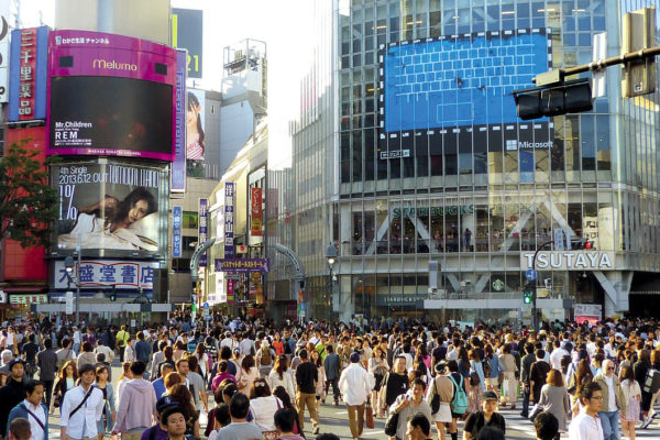 Shibuya Crossing in Tokyo